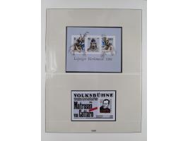 1948/2001, vorwiegend postfrische Sammlung, dabei Bund, Berlin und DDR in den Hauptnummern augenscheinlich komplett, außerdem