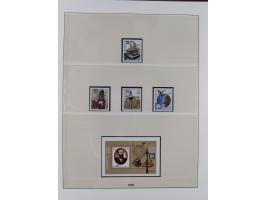 1948/2001, vorwiegend postfrische Sammlung, dabei Bund, Berlin und DDR in den Hauptnummern augenscheinlich komplett, außerdem