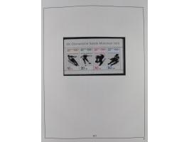 1948/2001, vorwiegend postfrische Sammlung, dabei Bund, Berlin und DDR in den Hauptnummern augenscheinlich komplett, außerdem