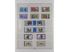 1948/2001, vorwiegend postfrische Sammlung, dabei Bund, Berlin und DDR in den Hauptnummern augenscheinlich komplett, außerdem