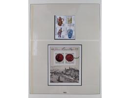 1948/2001, vorwiegend postfrische Sammlung, dabei Bund, Berlin und DDR in den Hauptnummern augenscheinlich komplett, außerdem