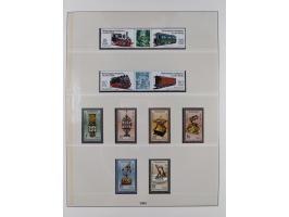 1948/2001, vorwiegend postfrische Sammlung, dabei Bund, Berlin und DDR in den Hauptnummern augenscheinlich komplett, außerdem