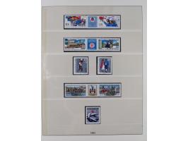 1948/2001, vorwiegend postfrische Sammlung, dabei Bund, Berlin und DDR in den Hauptnummern augenscheinlich komplett, außerdem