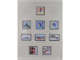 1948/2001, vorwiegend postfrische Sammlung, dabei Bund, Berlin und DDR in den Hauptnummern augenscheinlich komplett, außerdem