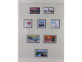 1948/2001, vorwiegend postfrische Sammlung, dabei Bund, Berlin und DDR in den Hauptnummern augenscheinlich komplett, außerdem