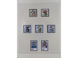 1948/2001, vorwiegend postfrische Sammlung, dabei Bund, Berlin und DDR in den Hauptnummern augenscheinlich komplett, außerdem