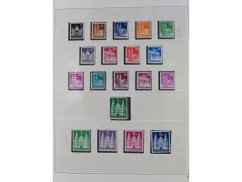 1948/2001, vorwiegend postfrische Sammlung, dabei Bund, Berlin und DDR in den Hauptnummern augenscheinlich komplett, außerdem