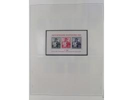 1948/2001, vorwiegend postfrische Sammlung, dabei Bund, Berlin und DDR in den Hauptnummern augenscheinlich komplett, außerdem