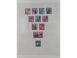 1948/2001, vorwiegend postfrische Sammlung, dabei Bund, Berlin und DDR in den Hauptnummern augenscheinlich komplett, außerdem