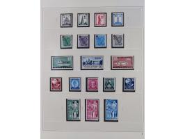 1948/2001, vorwiegend postfrische Sammlung, dabei Bund, Berlin und DDR in den Hauptnummern augenscheinlich komplett, außerdem