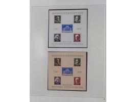 1948/2001, vorwiegend postfrische Sammlung, dabei Bund, Berlin und DDR in den Hauptnummern augenscheinlich komplett, außerdem