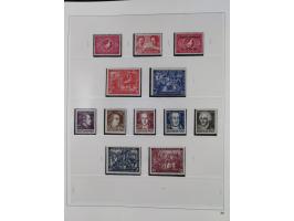 1948/2001, vorwiegend postfrische Sammlung, dabei Bund, Berlin und DDR in den Hauptnummern augenscheinlich komplett, außerdem