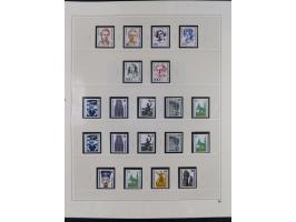 1948/2001, vorwiegend postfrische Sammlung, dabei Bund, Berlin und DDR in den Hauptnummern augenscheinlich komplett, außerdem