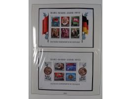 1948/2001, vorwiegend postfrische Sammlung, dabei Bund, Berlin und DDR in den Hauptnummern augenscheinlich komplett, außerdem