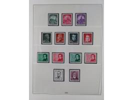 1948/2001, vorwiegend postfrische Sammlung, dabei Bund, Berlin und DDR in den Hauptnummern augenscheinlich komplett, außerdem