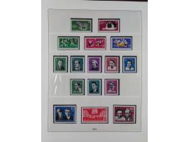 1948/2001, vorwiegend postfrische Sammlung, dabei Bund, Berlin und DDR in den Hauptnummern augenscheinlich komplett, außerdem