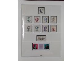 1948/2001, vorwiegend postfrische Sammlung, dabei Bund, Berlin und DDR in den Hauptnummern augenscheinlich komplett, außerdem