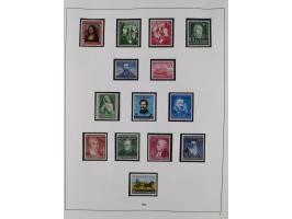 1948/2001, vorwiegend postfrische Sammlung, dabei Bund, Berlin und DDR in den Hauptnummern augenscheinlich komplett, außerdem