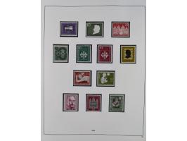 1948/2001, vorwiegend postfrische Sammlung, dabei Bund, Berlin und DDR in den Hauptnummern augenscheinlich komplett, außerdem