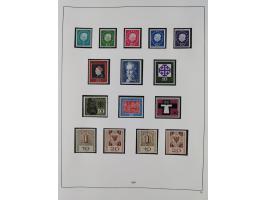 1948/2001, vorwiegend postfrische Sammlung, dabei Bund, Berlin und DDR in den Hauptnummern augenscheinlich komplett, außerdem