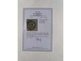 1851/1920, gestempelte Sammlung mit fast allen Farben und vielen Typen, dabei u.a. Mi. 1c, 2b, 4c, 5 I und II, 10 a, 11 b, 15