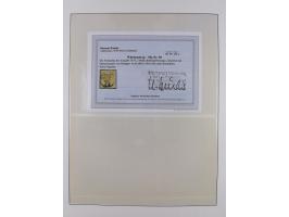 1851/1920, gestempelte Sammlung mit fast allen Farben und vielen Typen, dabei u.a. Mi. 1c, 2b, 4c, 5 I und II, 10 a, 11 b, 15
