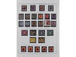 1851/1920, gestempelte Sammlung mit fast allen Farben und vielen Typen, dabei u.a. Mi. 1c, 2b, 4c, 5 I und II, 10 a, 11 b, 15