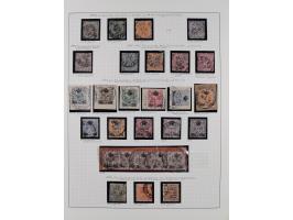 1851/1920, gestempelte Sammlung mit fast allen Farben und vielen Typen, dabei u.a. Mi. 1c, 2b, 4c, 5 I und II, 10 a, 11 b, 15