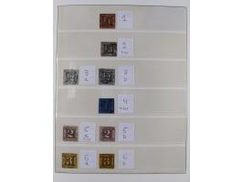 1851/67, gestempelte Sammlungen Bergedorf, Sachsen, Taxis und NDP&nbsp;