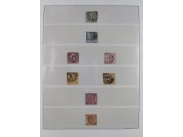 1851/67, gestempelte Sammlungen Bergedorf, Sachsen, Taxis und NDP&nbsp;