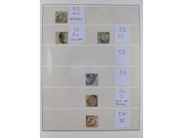 1851/67, gestempelte Sammlungen Bergedorf, Sachsen, Taxis und NDP&nbsp;