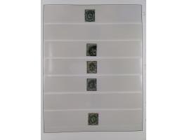 1851/67, gestempelte Sammlungen Bergedorf, Sachsen, Taxis und NDP&nbsp;