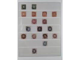 1851/67, gestempelte Sammlungen Bergedorf, Sachsen, Taxis und NDP&nbsp;