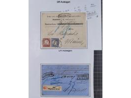 1850/2008, ungebraucht/postfrischer und gestempelter Bestand in Steckbüchern, eine gestempelte Teil-Sammlung in zwei Vordruck