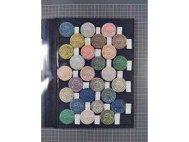 1867/90, Interpostal seals, collection of about 218 different, several cancelled, including offices abroad