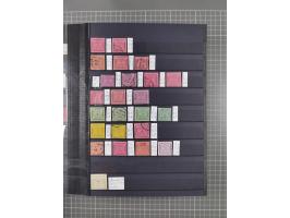 1854/1910 (ca.), collection with also several hundred stamps Feudatory and Convention States, with some covers and postal sta