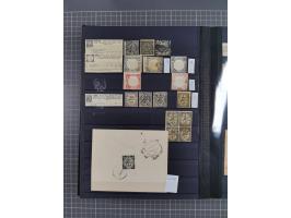 1854/1910 (ca.), collection with also several hundred stamps Feudatory and Convention States, with some covers and postal sta