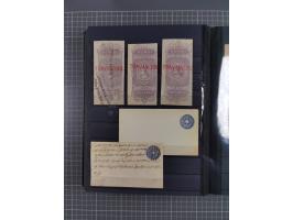 1854/1910 (ca.), collection with also several hundred stamps Feudatory and Convention States, with some covers and postal sta