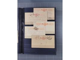 1854/1910 (ca.), collection with also several hundred stamps Feudatory and Convention States, with some covers and postal sta