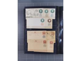 1854/1910 (ca.), collection with also several hundred stamps Feudatory and Convention States, with some covers and postal sta