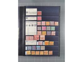 1854/1910 (ca.), collection with also several hundred stamps Feudatory and Convention States, with some covers and postal sta