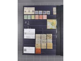 1854/1910 (ca.), collection with also several hundred stamps Feudatory and Convention States, with some covers and postal sta
