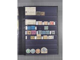 1854/1910 (ca.), collection with also several hundred stamps Feudatory and Convention States, with some covers and postal sta