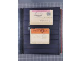 1869/1900, used, somewhat specialised collection including occupation; also some entires, censor marks and -lables, cancellat