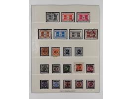 1851/1920, meist gestempelte Sammlung, dabei u.a. elf 18 Kreuzer Werte, teils mit seltenen Plattenfehlern, dabei u.a. Mi.-Nr.