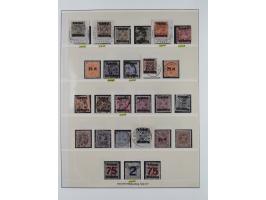 1851/1920, meist gestempelte Sammlung, dabei u.a. elf 18 Kreuzer Werte, teils mit seltenen Plattenfehlern, dabei u.a. Mi.-Nr.