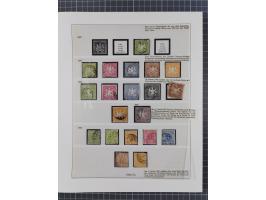 1851/1920, meist gestempelte Sammlung mit vielen 18 Kreuzer Werten, Mi.-Nr. 5, 10a auf Briefstück, 10yb, 15, 34, 42a allseits
