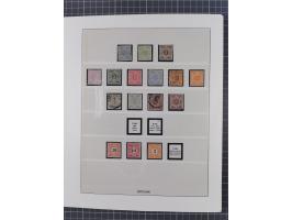 1851/1920, meist gestempelte Sammlung mit vielen 18 Kreuzer Werten, Mi.-Nr. 5, 10a auf Briefstück, 10yb, 15, 34, 42a allseits