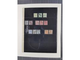1851/1920, meist gestempelte Sammlung mit vielen 18 Kreuzer Werten, Mi.-Nr. 5, 10a auf Briefstück, 10yb, 15, 34, 42a allseits