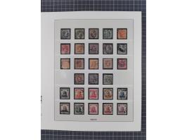 1851/1920, meist gestempelte Sammlung mit vielen 18 Kreuzer Werten, Mi.-Nr. 5, 10a auf Briefstück, 10yb, 15, 34, 42a allseits